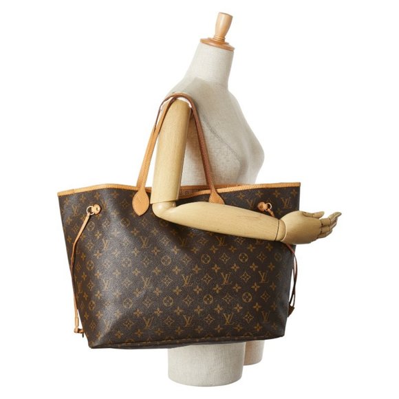 Louis Vuitton Monogram Neverfull GM Tote Bag/Shoulder Bag M40157 Brown Leathe... - Picture 13 of 13